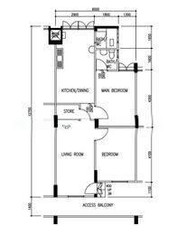 Blk 243 Tampines Street 21 (Tampines), HDB 3 Rooms #608658451